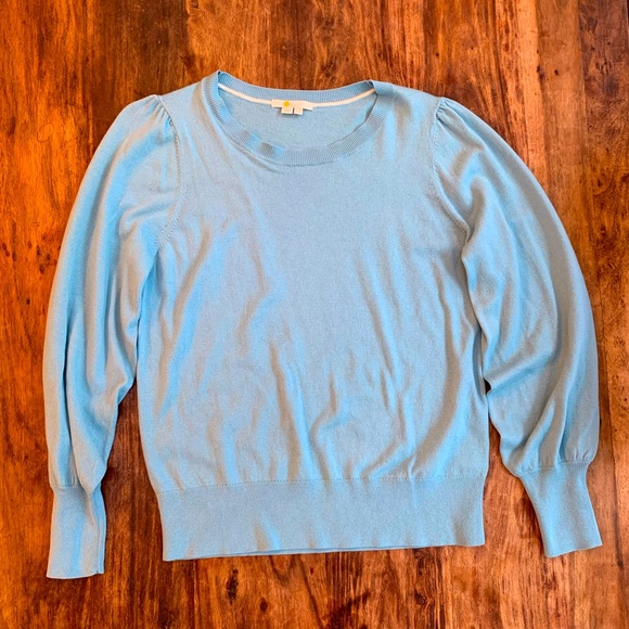 Boden Sweaters - NWOT Boden Light Blue Balloon Sleeve Sweater
